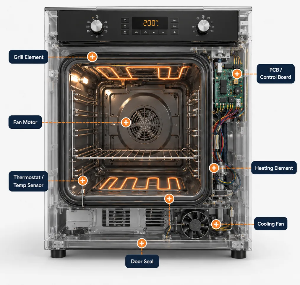 Electric Oven repair by Ipswich Appliance Repairs