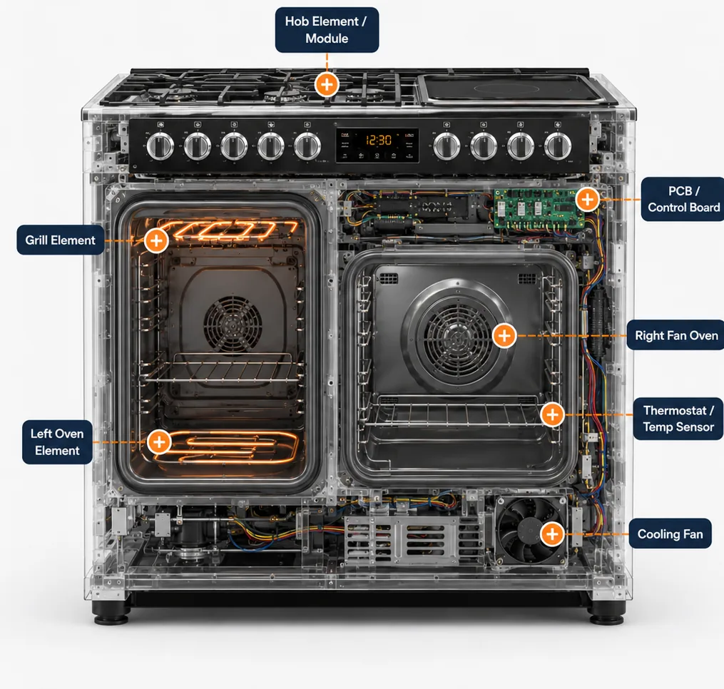 Rangemaster repair by Ipswich Appliance Repairs