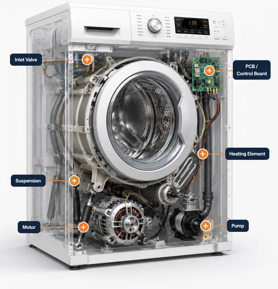 Washing Machine repair by Ipswich Appliance Repairs